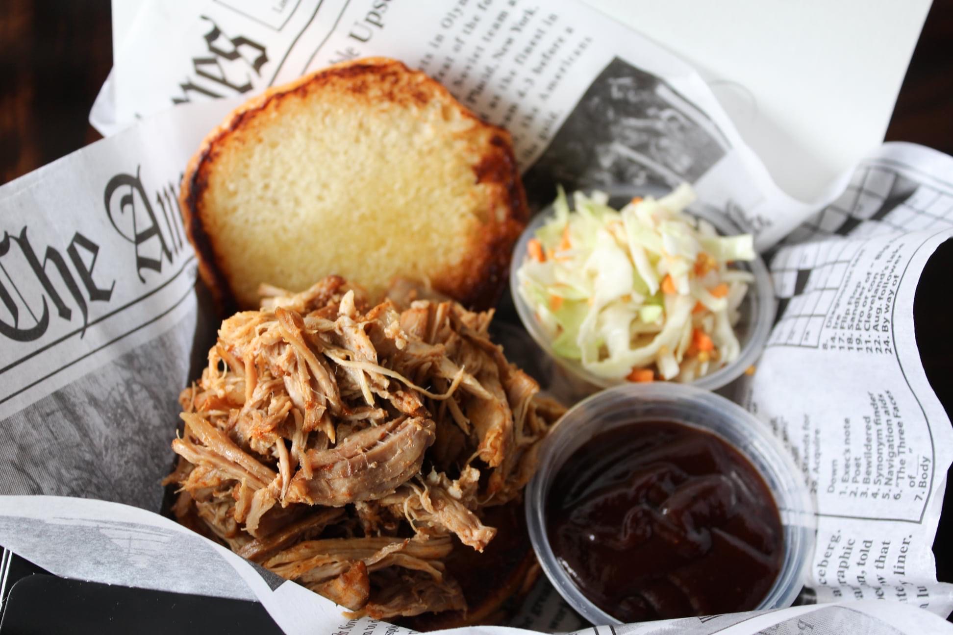 Pulled pork sandwich